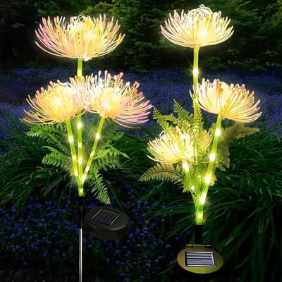 Zonnelampen voor buiten - 2 stuks tuinverlichting op zonne-energie - led-tuinlampen - IP65 - tuindecoratie - weerbestendig - tuinverlichting zonne-energie - balkon tuinverlichting op zonneenergie