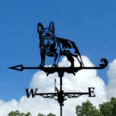 Metalen Windspinner met Dierenmotief - Smeedijzeren Tuin Decoratie voor Buiten - Ornament voor Daktuinen & Binnenplaatsen-Pestkop-Belle‘s product-Belle's product