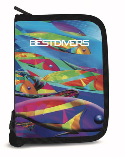 Best Divers Duiklogboek Set – Compleet Logboek + Navulpagina’s (24 Dives) – 6 Rings – Duikregistratie - vis kleur