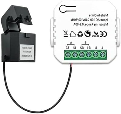 Energieteller Wifi - Dubbele Meter - Energie Verbruik - Real-time Data - 1 CT - Wit