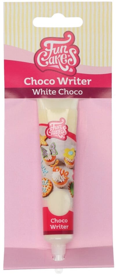 FunCakes Choco Writer - Witte Choco - 25g - Food Pen voor Taartdecoratie