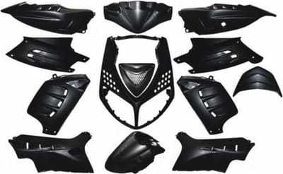 DMP Plaatwerkset Special Speedfight 2 - voorkap - 13-delig - zwart metallic