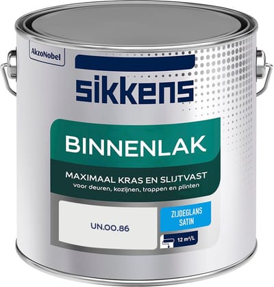 Sikkens - Binnenlak Zijdeglans - Un.00.86 - Mengverf - 2,5 L