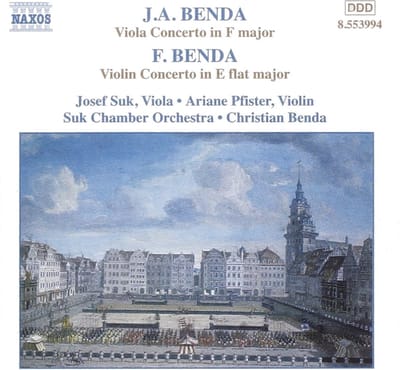 Josef Suk - Benda: Violin Concertos Volume 2 (CD)