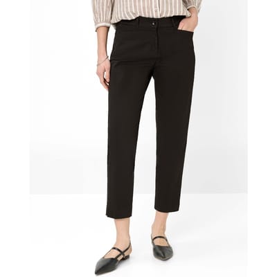 Brax Dames Chino  Style MARA S PERMA BLACK, perma zwart, maat 40