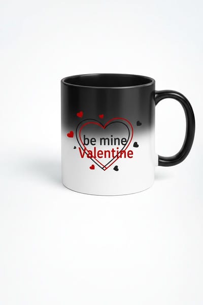 Magische Mok 'Be Mine Valentine' - Kleurveranderend Cadeau voor Valentijnsdag