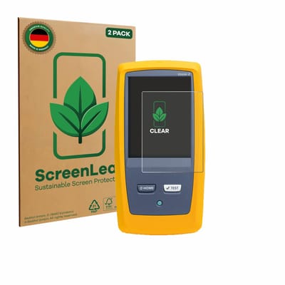 2 Stuks Screenprotector voor Fluke DSX8000 - Hoogwaardige Beschermfolie transparant