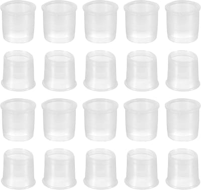 Kabelbescherming - lampbuis - kunststof gatafdichting - transparant - binnendiameter - hoogte - 1/4 IPS - 50 stuks - geschikt voor - 8 mm x 9,8 mm