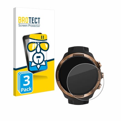BROTECT - Glas Screenprotector voor Suunto 9 Baro - Gehard Beschermglas 9H 3 Stuks
