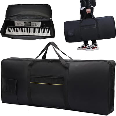Draagbare Waterdichte en Schokbestendige Opbergtas voor 88-Toets Elektrische Piano, Professionele Bescherming en Kussenhoes voor Muziekinstrumenten