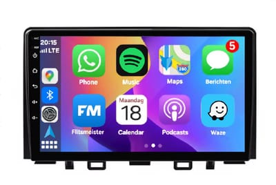 Autoradio 2/32 met Carplay en Android auto | Geschikt voor Kia Rio 2016-2022 | Radio scherm met Navigatie | 2016 2017 2018 2019 2020 2021 2022 | Stonic YB