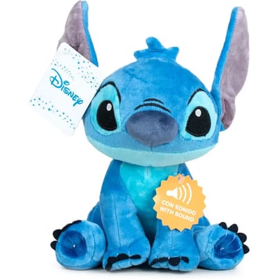 Disney - Lilo en Stitch - Stitch met Geluid - Knuffel - Play by Play - 20 cm