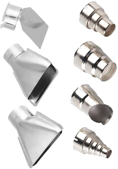 SPHProducts - Reparatiegereedschap - Heat Gun Nozzles Set - Duurzaam roestvrij staal - 35mm accessoire - Veelzijdige toepassing - Geschikt voor 1500-2