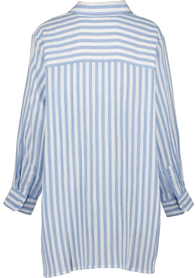 Blue Seven - Blouse 180335 blauw/wit streep LM - maat S
