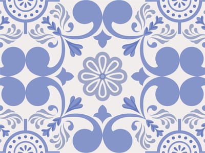 15 tegelstickers Portugees motief 15x20cm vintage blauw - backsplash - peel and stick - plakfolie - tegelstickers Portugal - badkamermuur, keukenmuur, toiletmuur - zelfklevend - rechthoekig - langwerpig