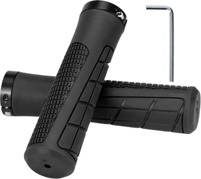 Fietshandgrepen - Stuurgrepen - Comfortabel Fietsen - Antislip Rubber - 22 mm Universeel - Zwart