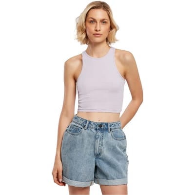 Urban Classics - Rib Crop top - XXL - Paars