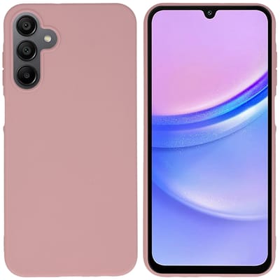 imoshion Hoesje - Geschikt voor Samsung Galaxy A15 (4G) / A15 (5G) - Color Backcover - Dusty Pink