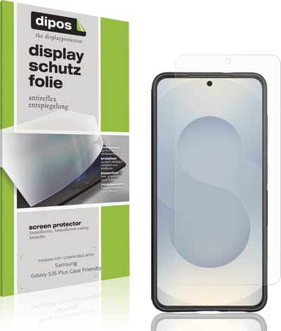 dipos – 4x Matte Beschermfolie geschikt voor Samsung Galaxy S26 Plus Case Friendly | Krasbestendige & antireflecterende Screenprotector Ultra-Thin