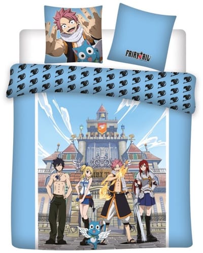 Fairy Tail Dekbedovertrek Ready 240 x 220 cm - polyester 63 x 63 cm
