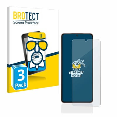 BROTECT - Screenprotector voor Samsung Galaxy S21 Ultra 5G - Folie Beschermfolie Beschermglas matte 3 Stuks