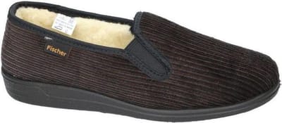 Fischer -Heren - bruin donker - pantoffels & slippers - maat 39
