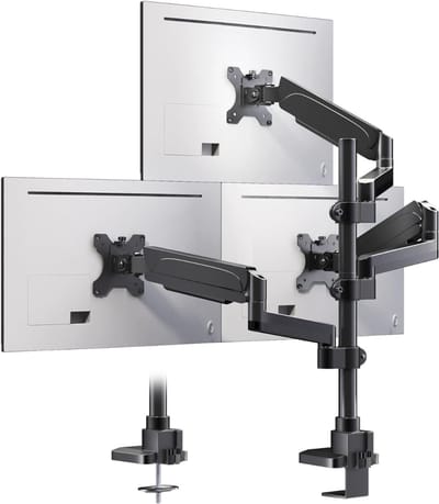SCH® Monitor Arm 3 Schermen - Monitor Arm - Zwart - 43cm x 20cm x 18cm
