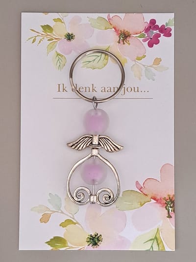 Geluksengel - Gelukengeltje - een Engeltje voor jou - A Pocket Hug - Beschermengel - Geluksengeltjes - Tashanger - Sleutelhanger - Beschermengeltje - Guardian Angel - Gelukspoppetje
