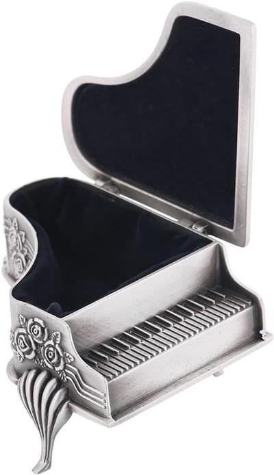 Retro Sieradenkist met Rozen- en Bloemontwerp voor Stijlvolle Opberging van Sieraden en Accessoires