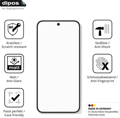 dipos – 2x Matte Pantserfolie geschikt voor Oppo Reno 15 | 9H Screenprotector