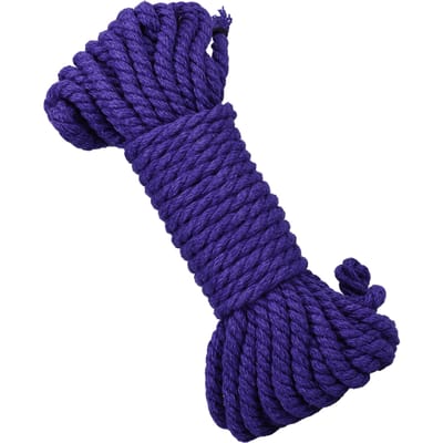 Bind and Tie - 6 mm Hennep Bondage Touw - 30 ft - Violet