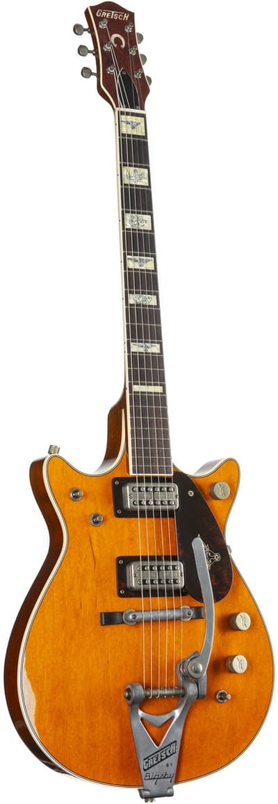 Gretsch G6128-1962 Duo Jet Orange Top Heavy Relic #UC24083763 - Custom elektrische gitaar