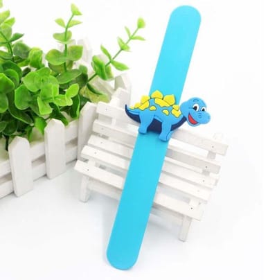 Akyol - Kinder Armband Dinosaurus - Slap On armband - Armband - Kinderarmband - Armbandje - Dino - Dinosauriër - Aqua - Blauw Dierenarmband - Aqua-Blue Dinosaur Animal Bracelet