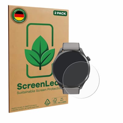 2 Stuks Screenprotector voor Hama Smartwatch 9000 - Hoogwaardige Beschermfolie transparant