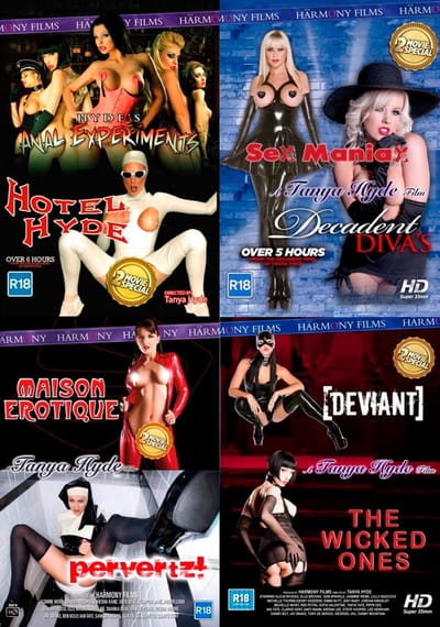 Erotische DVD - Harmony - Set van 9 DVD's - Pack A
