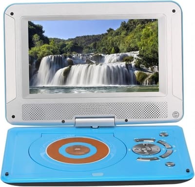 Draagbare dvd-speler - Visuele leermachine - Familie-entertainment - HD-schermweergave - 9 inch scherm - Zwart