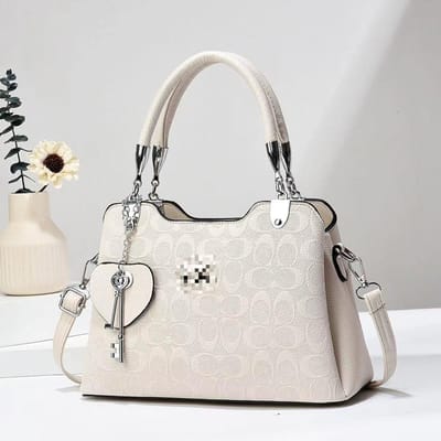 Nieuwe Alles-in-één Damestas Mode Casual Kleine Tas Alles-in-één Schoudertas Damestas Grote Capaciteit Moedertas Crossbodytas . white