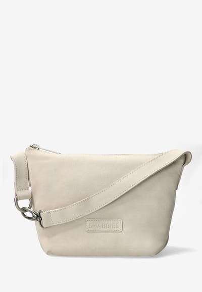 Shabbies Amsterdam Medium Crossbodytas / Schoudertas Dames - Suède - Esra - Beige