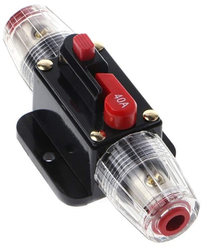 Stroomonderbreker Schakelaar - Zekeringsautomaat Audio - Voertuig Beveiliging - Herbruikbare Zekering - 12 Volt DC