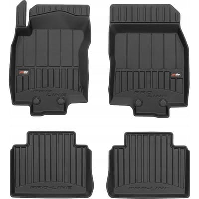 FROGUM – 3D Rubber Vloermatten voor NISSAN ROUGE II (2017-2020) – Set van 3 – TPE – Hoge rand 6 cm