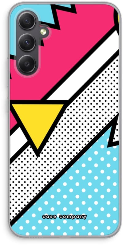 Case Company® - Hoesje geschikt voor Samsung Galaxy A34 hoesje - Pop Art #3 - Soft Cover Telefoonhoesje - Bescherming aan alle Kanten en Schermrand
