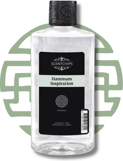 Scentchips® Hammam Inspiration - Geurolie Voor Oliebrander - Parfum Olie - Geurolie Voor Lampenolie - Geurlamp Olie - 475ml
