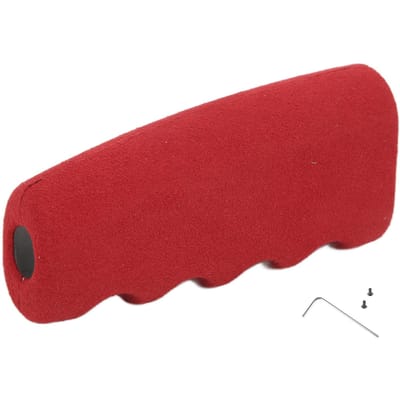 Handremhoes Suede Decoratie Vervanging voor Ford Mustang 2015‑2021 LHD Red