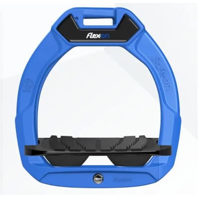 Veiligheidseindstukken Paardrijden Inclinatie Ultra Grip Blauw/Zwart/Zwart Flex-On Safe-On