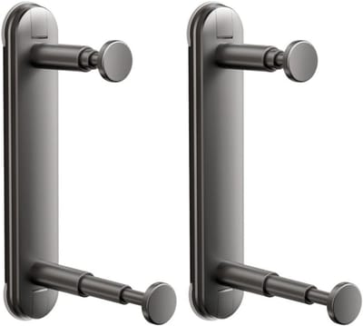 Opbergrek Wasmachine - Hanger Organizer - Ruimte Besparen - Uitschuifbaar Zonder Boren - 20 x 325 x 6 cm - Grijs