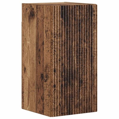 vidaXL - Badkamer - wandkast - ARNHEM - Oud - hout - 30 - x - 31 - x - 59 - cm - Bewerkt - hout