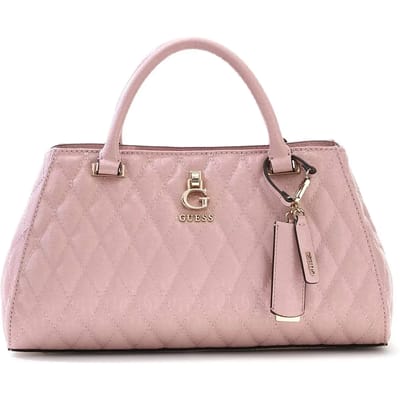 GUESS schoudertas handtas Tamara Girlfriend Satchel Light Pink roze