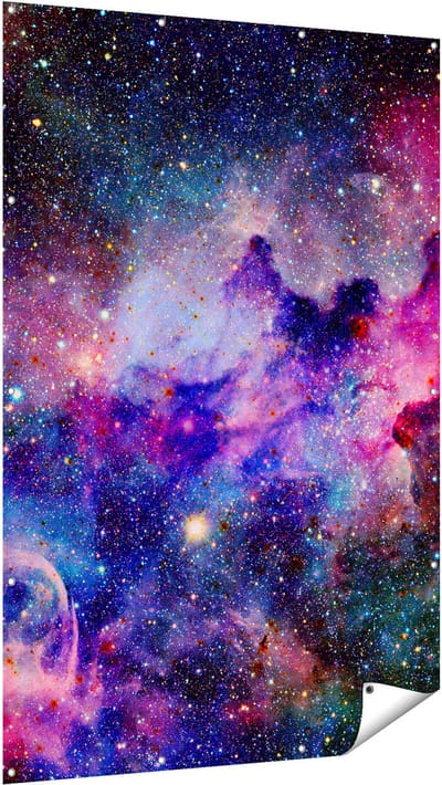 Gards Tuinposter Sterrenstelsel in de Ruimte - 120x180 cm - Tuindoek - Tuindecoratie - Wanddecoratie buiten - Tuinschilderij