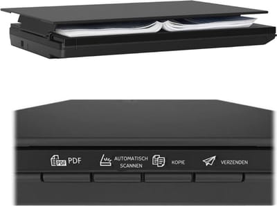 Thuys – Scanner Flatbed – Documentscanner – Mobiele Scanner – 37 x 42 x 25cm – Zwart