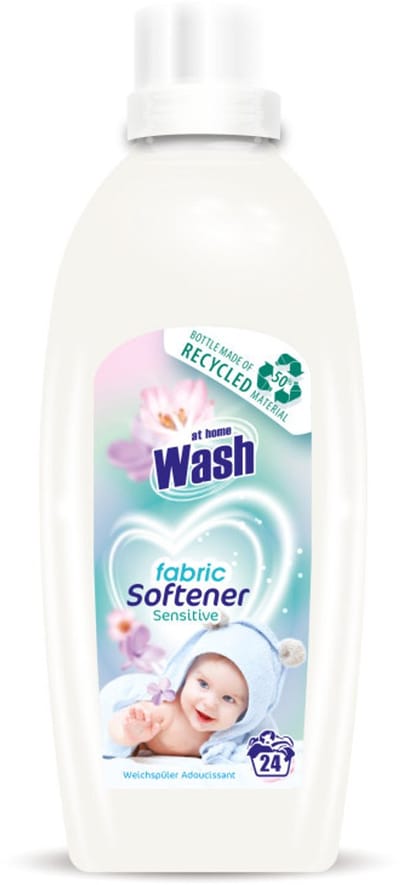 At Home Wash – Wasverzachter Sensitive – 750ml – Voor Babykleding – 24 Wasbeurten